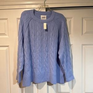AERIE cable knit sweater. XXL. NWT.